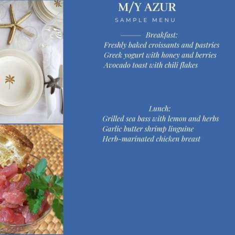 Food onboard AZUR # 1